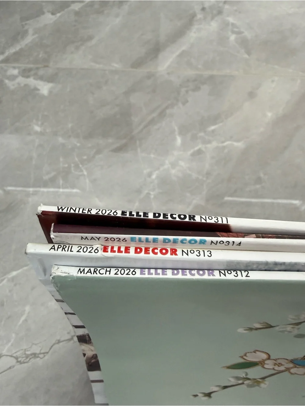 Elle Decor 4 Magazine Bundle - Home Decor Interior Design Art Furniture